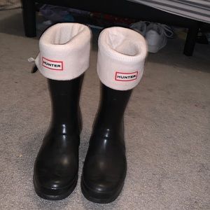 Hunter rain/ snow boots.